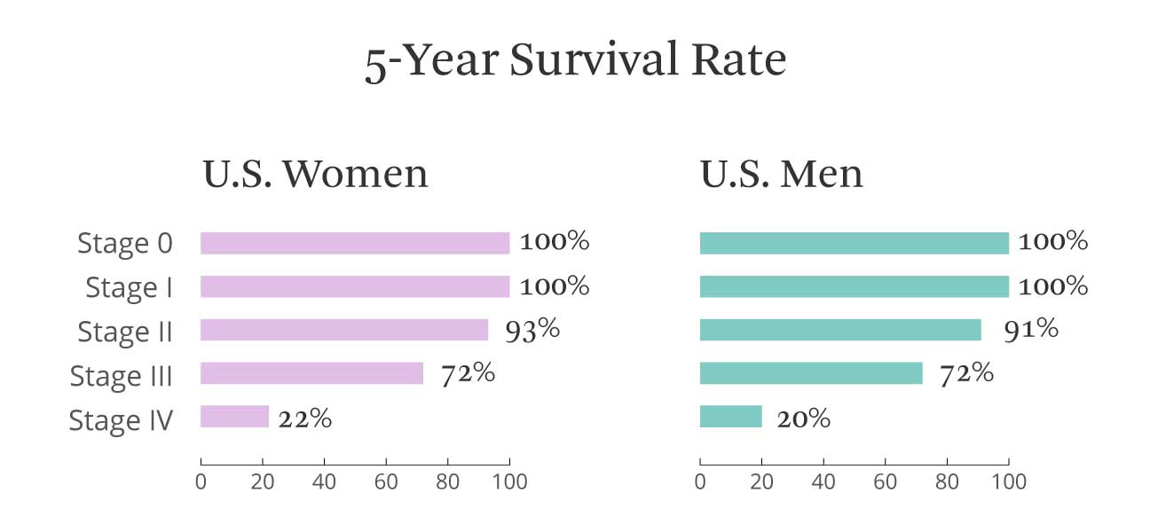 rate metastisized cancer survivor breast