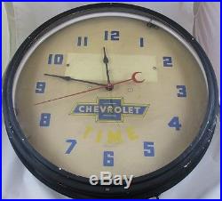 vintage neon automobile dealer clocks