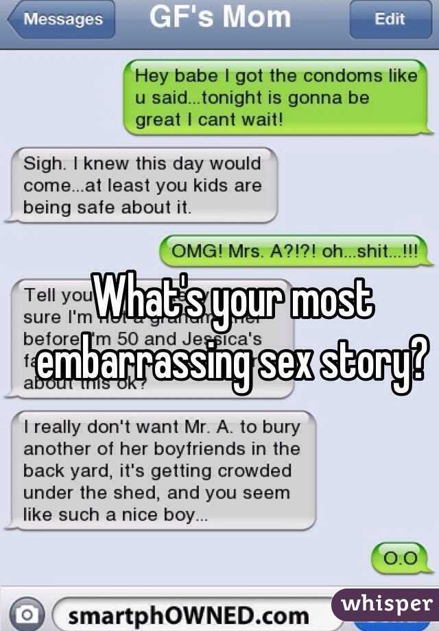 sex stories embarrassing