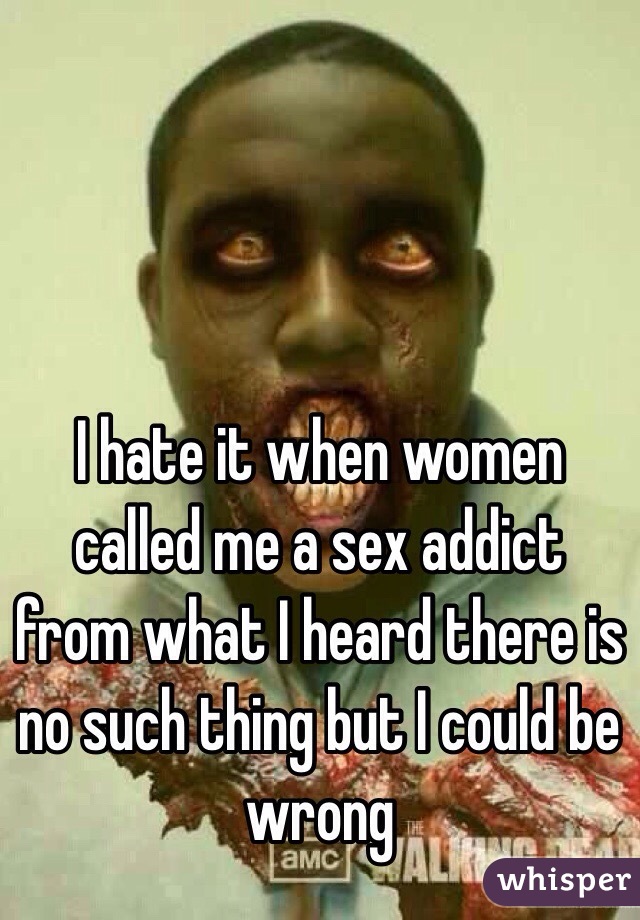 what called is addict a sex