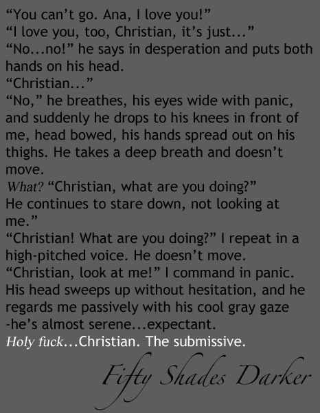 fifty of shades excerpt gray