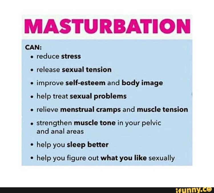 masturbating relieve stress
