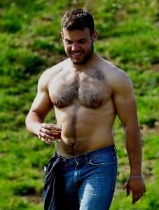 chested man hairy bare