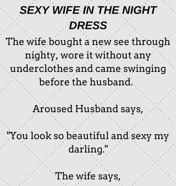 sexy husband wife dress