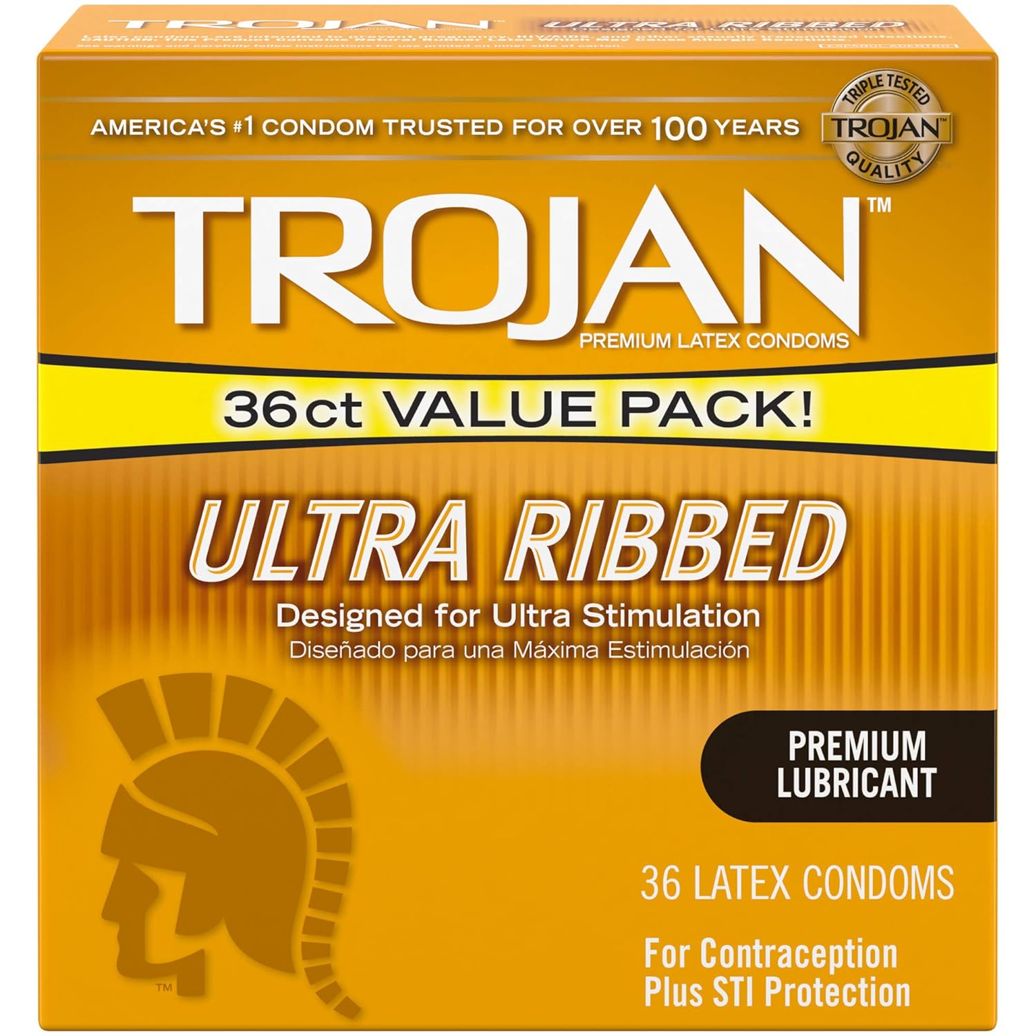 ultra ribbed condom