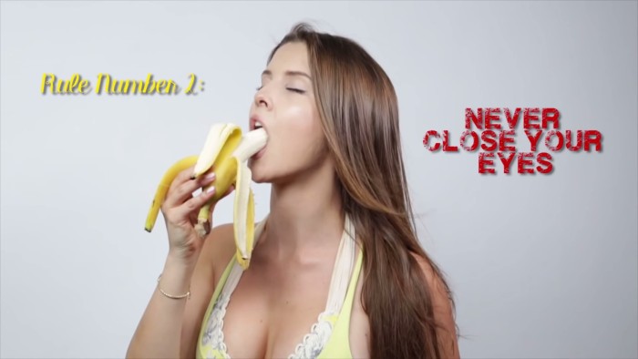sexy banana eating
