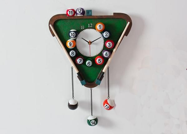 vintage ball clocks billiard