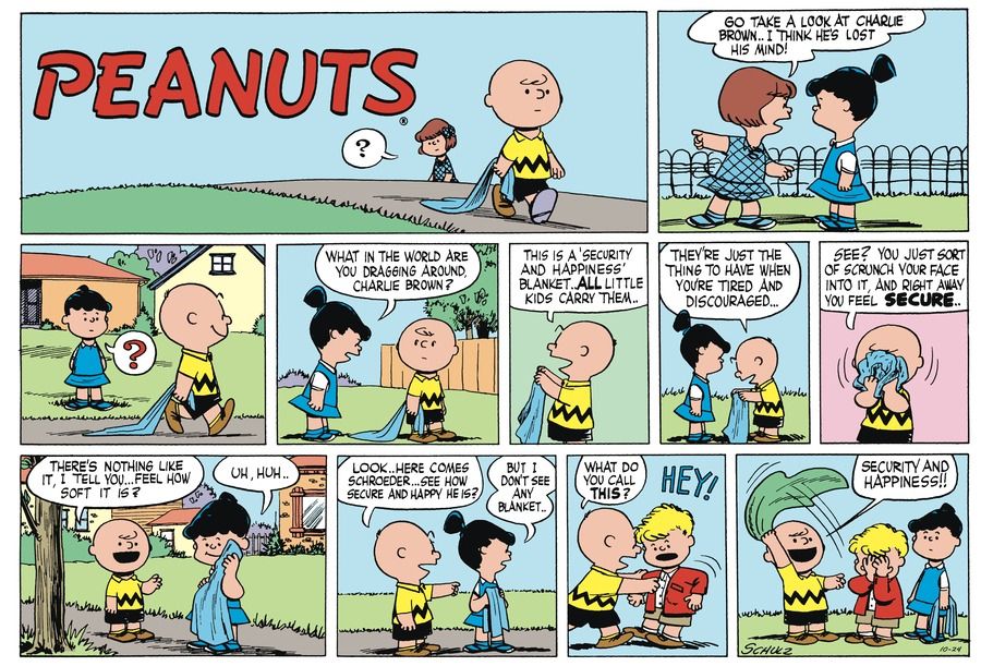 comic view peanuts strip