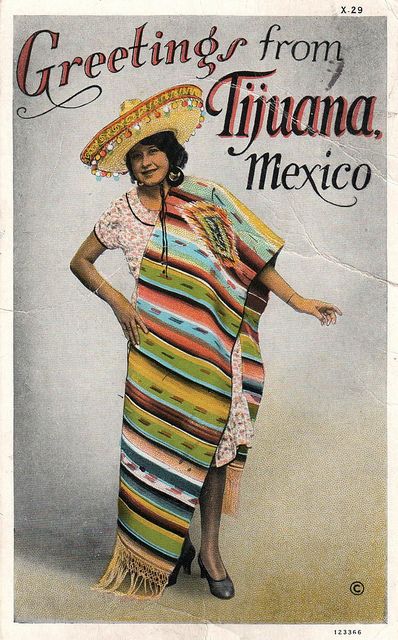 vintage mexican postcard