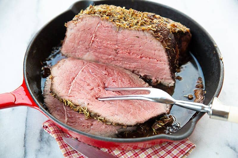 how roast beef cook round to bottom