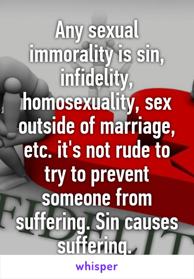 marriages sexual in sin