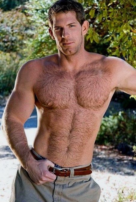 chested man hairy bare